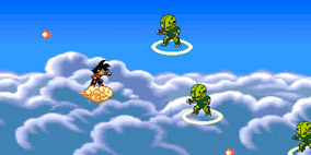 Dragon Ball Z Saibamen Attack