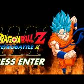 Dragon Ball Z Retro Battle X3  - Title screen