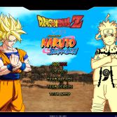 Dragon Ball Z vs Naruto Shippuden MUGEN - Title screen
