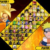 Dragon Ball Z vs Naruto MUGEN - Character select
