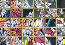 Goku and Vegeta SSJ5 Puzzle Gameplay