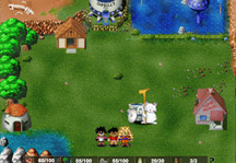 Dragon Ball Z Village Gameplay