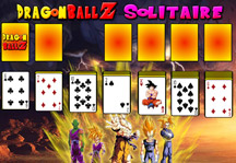 Dragon Ball Z Solitaire Gameplay