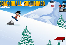 Dragon Ball Snowboard Gameplay