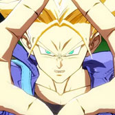 Dragon Ball FighterZ: Future Trunks details, chibi characters