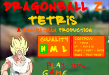 Dragon Ball Z Tetris Title Screen
