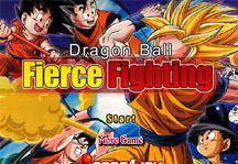 Dragon Ball Fierce Fighting 2.1 Title Screen