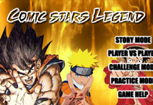 Comic Stars Legend Title Screen