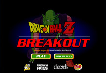 Dragon Ball Z Breakout Title Screen