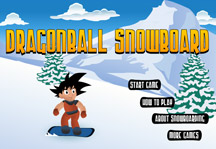 Dragon Ball Snowboard Title Screen
