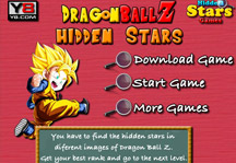 Dragon Ball Z Hidden Stars Title Screen