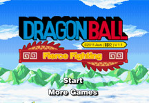 Dragon Ball Fierce Fighting 1.1 Title Screen
