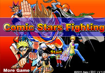 Comic Stars Fighting 1.0 Title Screen