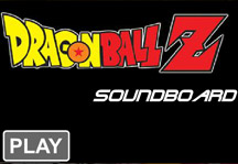 Dragon Ball Z Soundboard Title Screen