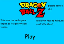 Piccolo vs Saibamen Title Screen