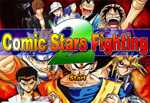 Comic Stars Fighting 2.0 Title Screen