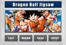 Dragon Ball Jigsaw Title Screen