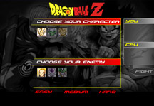 Dragon Ball Z Fight Title Screen