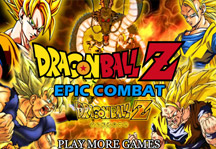 Dragon Ball Z Epic Combat Title Screen